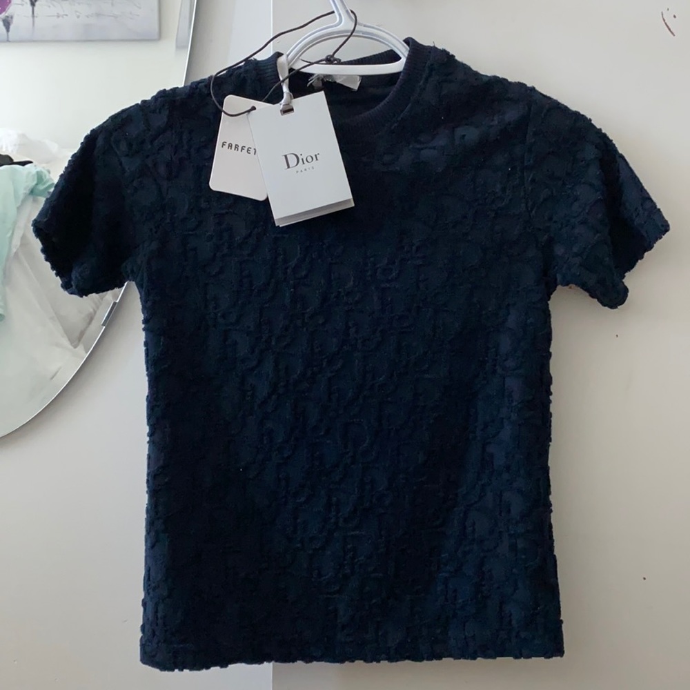 Navy blue 7/8 years Dior Tee Shirt